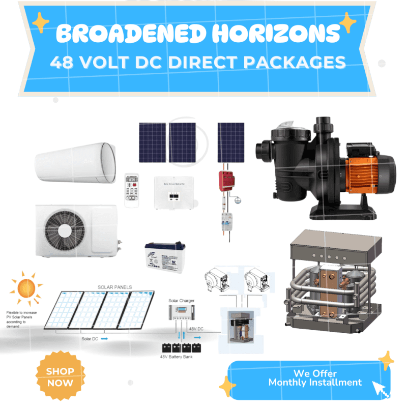 Broadened Horizons 48 volt DC Direct Packages 1