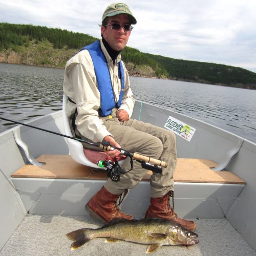 Nathan Kehr with MPOWR REEL and 29 inch Walleye