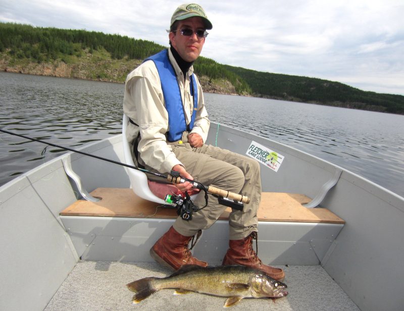 Nathan Kehr with MPOWR REEL and 29 inch Walleye