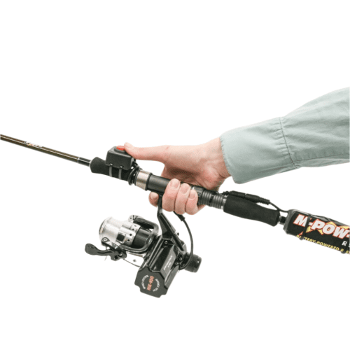 Open-face Reel & Roughneck Square Control with Li battery on Rod