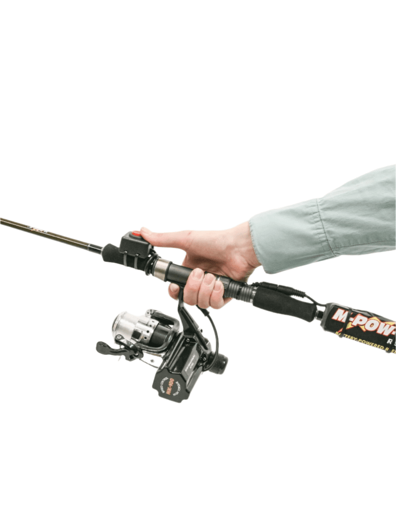 Open-face Reel & Roughneck Square Control with Li battery on Rod